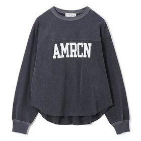 【アメリカーナ/Americana】のヴィンテージ天竺 F/BA L/S 人気、トレンドファッション・服の通販 founy(ファニー) ファッション Fashion レディースファッション Fashion for Women ワイド Wide, Wide Fit ヴィンテージ Vintage Style 洗える Machine Washable |ID:prp329100004593108