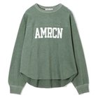 【アメリカーナ/Americana】のヴィンテージ天竺 F/BA L/S 人気、トレンドファッション・服の通販 founy(ファニー) ファッション Fashion レディースファッション Ladies' Fashion Online ワイド Wide ヴィンテージ Vintage 洗える Washable thumbnail グリーン|ID: prp329100004593108 ipo3291000000032612407