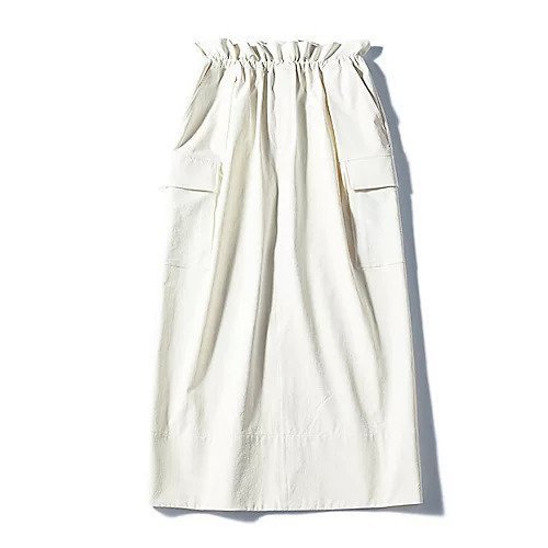 【トゥエルブクローゼット/12closet】の【洗える】【吸水速乾】【透け防止】透けにくいカーゴスカート インテリア・キッズ・メンズ・レディースファッション・服の通販 founy(ファニー) 　ファッション　Fashion　レディースファッション　Fashion for Women　スカート　Skirts　ギャザー　Gathered, Ruffled　ストレート　Straight, Straight Cut　ポケット　Pocket, Pocket Detail　ワーク　Workwear, Utility Style　吸水　Absorbent, Quick-Dry　洗える　Machine Washable　アイボリー|ID: prp329100004593118 ipo3291000000033285527
