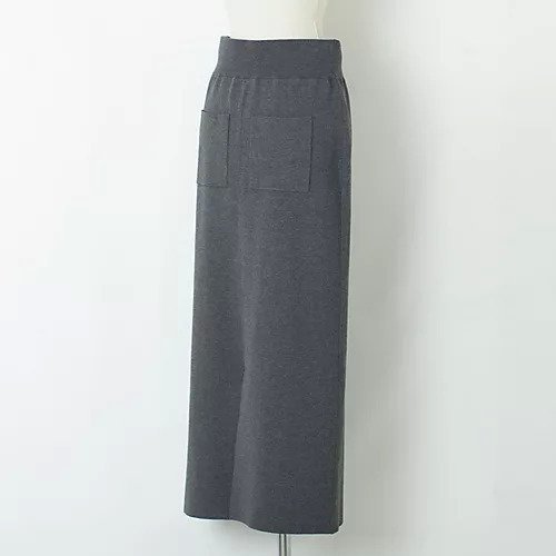 【トゥエルブクローゼット/12closet】の【福田麻琴さんコラボ】【洗える】ミラノリブIラインスカート 人気、トレンドファッション・服の通販 founy(ファニー) 　ファッションモデル・俳優・女優　Models　女性　Women　福田麻琴　Fukuda Makoto　ファッション　Fashion　レディースファッション　Ladies' Fashion Online　スカート　Skirt　コラボ　Collaboration　スリット　Slit　パッチ　Patch　ポケット　Pocket　ミラノリブ　Milan Ribs　洗える　Washable　other-2|ID: prp329100004593119 ipo3291000000032612464