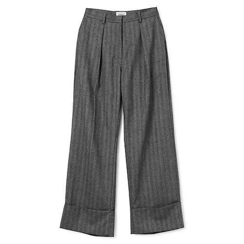 【アダワス/ADAWAS】のFLANNEL TURNーUP HEM TROUSER インテリア・キッズ・メンズ・レディースファッション・服の通販 founy(ファニー) https://founy.com/ ファッション Fashion レディースファッション Fashion for Women 2025年 2025 2025春夏・S/S Spring/Summer 2025 SS25 コラボ Collaboration, Collab テーラード Tailored, Tailored Fit メンズ Men's, Menswear |ID: prp329100004593124 ipo3291000000032612482