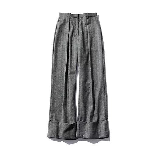 【アダワス/ADAWAS】のFLANNEL TURNーUP HEM TROUSER 人気、トレンドファッション・服の通販 founy(ファニー) 　ファッション　Fashion　レディースファッション　Fashion for Women　2025年　2025　2025春夏・S/S　Spring/Summer 2025 SS25　コラボ　Collaboration, Collab　テーラード　Tailored, Tailored Fit　メンズ　Men's, Menswear　other-3|ID: prp329100004593124 ipo3291000000033342506