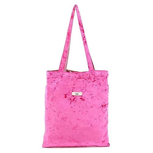 【ウーア/Uhr】のBicolor Velour Tote インテリア・キッズ・メンズ・レディースファッション・服の通販 founy(ファニー) 　ファッション　Fashion　レディースファッション　Ladies' Fashion Online　トップス・カットソー　Tops/Tshirt　ベロア　Velour　バッグ　Bag　スクエア　Square　フォルム　Form　ベロア　Velor　ヴィンテージ　Vintage　ピンク&#215;ローズ|ID: prp329100004593152 ipo3291000000032612637