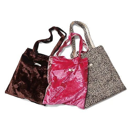 【ウーア/Uhr】のBicolor Velour Tote 人気、トレンドファッション・服の通販 founy(ファニー) 　ファッション　Fashion　レディースファッション　Fashion for Women　トップス・カットソー　Cut & Sew Tops　ベロアトップス　Velour Tops / Velvet-Look Items　バッグ　Bags　スクエア　Square, Square Shape　フォルム　Silhouette, Form　ベロア　Velour, Soft Velvet　ヴィンテージ　Vintage Style　other-3|ID: prp329100004593152 ipo3291000000033157421