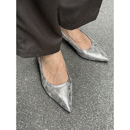 【コルソローマ9/CORSO ROMA9】のシャーリングパンプス 人気、トレンドファッション・服の通販 founy(ファニー) 　ファッション　Fashion　レディースファッション　Fashion for Women　クラッシュ　Distressed, Crashed Style　シャーリング　Shirring, Ruched　シルバー　Silver, Metallic Silver　人気　Popular, Best Seller　other-2|ID: prp329100004593175 ipo3291000000032640085