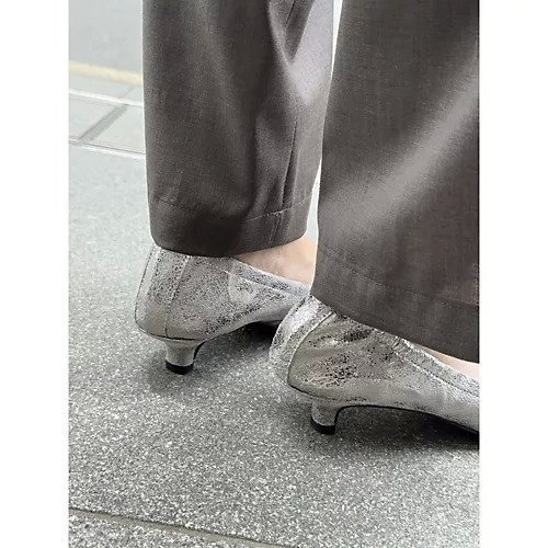 【コルソローマ9/CORSO ROMA9】のシャーリングパンプス 人気、トレンドファッション・服の通販 founy(ファニー) 　ファッション　Fashion　レディースファッション　Fashion for Women　クラッシュ　Distressed, Crashed Style　シャーリング　Shirring, Ruched　シルバー　Silver, Metallic Silver　人気　Popular, Best Seller　other-3|ID: prp329100004593175 ipo3291000000032640087