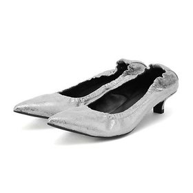【コルソローマ9/CORSO ROMA9】のシャーリングパンプス 人気、トレンドファッション・服の通販 founy(ファニー) ファッション Fashion レディースファッション Fashion for Women クラッシュ Distressed, Crashed Style シャーリング Shirring, Ruched シルバー Silver, Metallic Silver 人気 Popular, Best Seller |ID:prp329100004593175