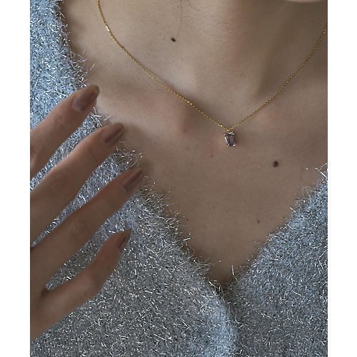【マージュール/marjour】の[m.]SV925 AMETRINE NECKLACE インテリア・キッズ・メンズ・レディースファッション・服の通販 founy(ファニー) 　ファッション　Fashion　レディースファッション　Fashion for Women　ジュエリー　Jewelry　ネックレス　Necklaces & Pendants　コーティング　Coating, Coated Finish　ジュエリー　Jewelry, Accessories　スクエア　Square, Square Shape　チェーン　Chain, Chain Strap　GOLD|ID: prp329100004593194 ipo3291000000033244455