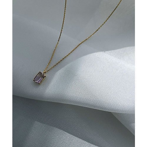 【マージュール/marjour】の[m.]SV925 AMETRINE NECKLACE 人気、トレンドファッション・服の通販 founy(ファニー) 　ファッション　Fashion　レディースファッション　Fashion for Women　ジュエリー　Jewelry　ネックレス　Necklaces & Pendants　コーティング　Coating, Coated Finish　ジュエリー　Jewelry, Accessories　スクエア　Square, Square Shape　チェーン　Chain, Chain Strap　other-2|ID: prp329100004593194 ipo3291000000034554960