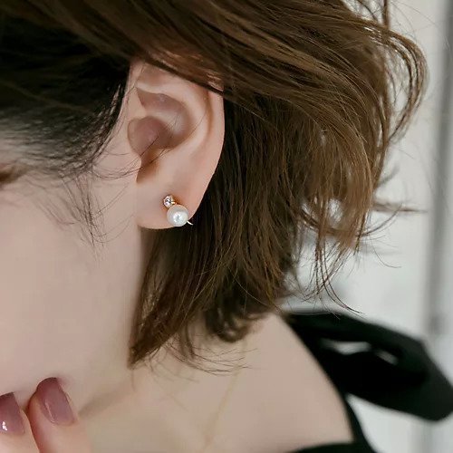 【フィービィー/phoebe】の【K10】ジュエルパールイヤリング インテリア・キッズ・メンズ・レディースファッション・服の通販 founy(ファニー) 　ファッション　Fashion　レディースファッション　Ladies' Fashion Online　ジュエリー　Jewelry　リング　Rings　イヤリング　Earrings　おすすめ　Recommend　アクセサリー　Accessories　イヤリング　Earrings　ギフト プレゼント　Gift Present　ジュエリー　Jewelry　ジュエル　Jewel　パール　Pearl　エレガント 上品　Elegant　定番　Standard　ホワイト|ID: prp329100004593200 ipo3291000000032612877