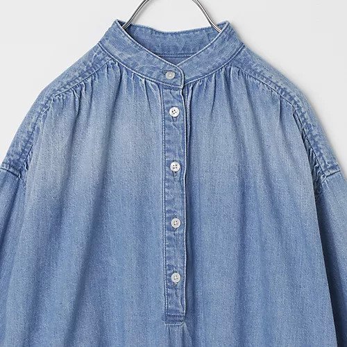 【ヘルシーデニム/Healthy Denim】の【洗える】Grape 人気、トレンドファッション・服の通販 founy(ファニー) 　ファッション　Fashion　レディースファッション　Ladies' Fashion Online　ギャザー　Gather　スキッパー　Skipper　デニム　Denim　フロント　Front　洗える　Washable　other-3|ID: prp329100004593201 ipo3291000000032612883
