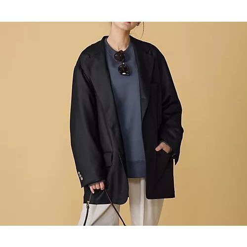 【クチュールドアダム/COUTURE D'ADAM】のBig JK / Flannel Blazer インテリア・キッズ・メンズ・レディースファッション・服の通販 founy(ファニー) 　ファッション　Fashion　レディースファッション　Fashion for Women　Black|ID: prp329100004593204 ipo3291000000032612895