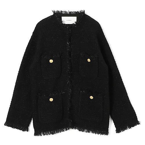 【アダワス/ADAWAS】のTWEED KNIT JACKET 人気、トレンドファッション・服の通販 founy(ファニー) 　ファッション　Fashion　レディースファッション　Ladies' Fashion Online　アウター　Coat Outerwear　ジャケット　Jackets　トップス・カットソー　Tops/Tshirt　ニット　Knit Tops　ジャケット　Jacket　ツイード　Tweed　フリンジ　Fringe　リラックス　Relax　エレガント 上品　Elegant　人気　Popularity　 other-1|ID: prp329100004593205 ipo3291000000032612898