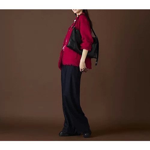【アダワス/ADAWAS】のTWEED KNIT JACKET 人気、トレンドファッション・服の通販 founy(ファニー) 　ファッション　Fashion　レディースファッション　Ladies' Fashion Online　アウター　Coat Outerwear　ジャケット　Jackets　トップス・カットソー　Tops/Tshirt　ニット　Knit Tops　ジャケット　Jacket　ツイード　Tweed　フリンジ　Fringe　リラックス　Relax　エレガント 上品　Elegant　人気　Popularity　other-3|ID: prp329100004593205 ipo3291000000032612902