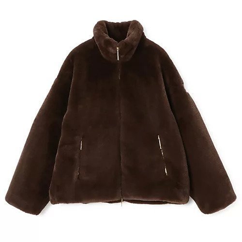 【タトラス/TATRAS】のBARBRA インテリア・キッズ・メンズ・レディースファッション・服の通販 founy(ファニー) 　ファッション　Fashion　レディースファッション　Ladies' Fashion Online　シンプル　Simple　スタンド　Stand　フロント　Front　ブルゾン　Blouson　ポケット　Pocket　メタル　Metal　リュクス　Luxe　BROWN|ID: prp329100004593214 ipo3291000000032612939