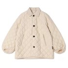 【ジムフレックス/GYMPHLEX】のQUILT DOWN PUFF SLEEVE MIDDLE COAT 人気、トレンドファッション・服の通販 founy(ファニー) ファッション Fashion レディースファッション Fashion for Women アウター Coat / Outerwear Collection コート・ロングコート・ピーコート Long Coats, Peacoats & More キルティング Quilted, Quilting キルト Quilt, Quilted Fabric コーデュロイ Corduroy, Cord Fabric シンプル Simple, Minimal ダウン Down, Puffer ハーフ Half, Half-Length フェザー Feather, Feather Detail 冬 Winter / This Winter thumbnail OYSTER|ID: prp329100004593215 ipo3291000000034462985
