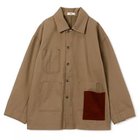 【ウーア/Uhr】のCoverall Jacket 人気、トレンドファッション・服の通販 founy(ファニー) ファッション Fashion レディースファッション Ladies' Fashion Online アウター Coat Outerwear ジャケット Jackets コーデュロイ Corduroy ドット Dot フロント Front ポケット Pocket thumbnail Chino|ID: prp329100004593216 ipo3291000000032612948