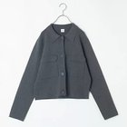 【トゥエルブクローゼット/12closet】の【福田麻琴さんコラボ】【洗える】ミラノリブニットジャケット 人気、トレンドファッション・服の通販 founy(ファニー) ファッションモデル・俳優・女優 Models 女性 Women 福田麻琴 Fukuda Makoto ファッション Fashion レディースファッション Ladies' Fashion Online アウター Coat Outerwear ジャケット Jackets カーディガン Cardigan コラボ Collaboration サテン Satin ジャケット Jacket ミラノリブ Milan Ribs エレガント 上品 Elegant 洗える Washable thumbnail グレー|ID: prp329100004593217 ipo3291000000032612953