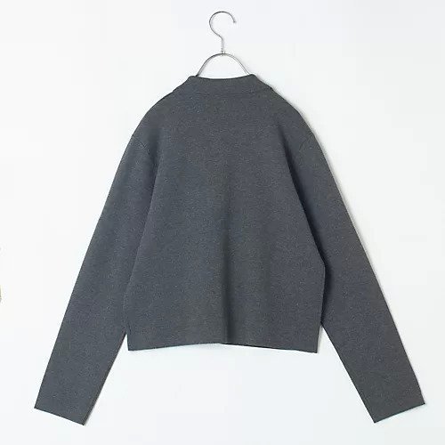 【トゥエルブクローゼット/12closet】の【福田麻琴さんコラボ】【洗える】ミラノリブニットジャケット 人気、トレンドファッション・服の通販 founy(ファニー) 　ファッションモデル・俳優・女優　Models　女性　Women　福田麻琴　Fukuda Makoto　ファッション　Fashion　レディースファッション　Ladies' Fashion Online　アウター　Coat Outerwear　ジャケット　Jackets　カーディガン　Cardigan　コラボ　Collaboration　サテン　Satin　ジャケット　Jacket　ミラノリブ　Milan Ribs　エレガント 上品　Elegant　洗える　Washable　other-2|ID: prp329100004593217 ipo3291000000032612954