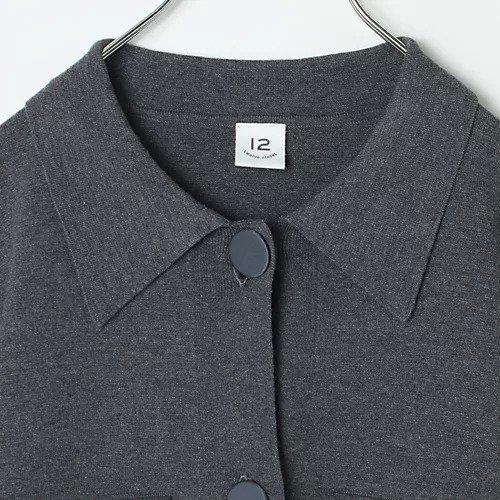 【トゥエルブクローゼット/12closet】の【福田麻琴さんコラボ】【洗える】ミラノリブニットジャケット 人気、トレンドファッション・服の通販 founy(ファニー) 　ファッションモデル・俳優・女優　Models　女性　Women　福田麻琴　Fukuda Makoto　ファッション　Fashion　レディースファッション　Ladies' Fashion Online　アウター　Coat Outerwear　ジャケット　Jackets　カーディガン　Cardigan　コラボ　Collaboration　サテン　Satin　ジャケット　Jacket　ミラノリブ　Milan Ribs　エレガント 上品　Elegant　洗える　Washable　other-3|ID: prp329100004593217 ipo3291000000032612955