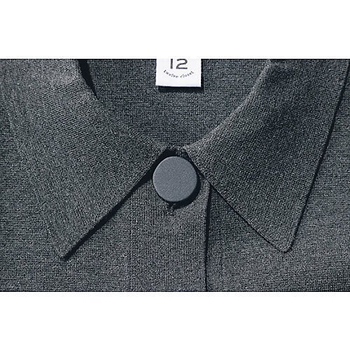 【トゥエルブクローゼット/12closet】の【福田麻琴さんコラボ】【洗える】ミラノリブニットジャケット 人気、トレンドファッション・服の通販 founy(ファニー) 　ファッションモデル・俳優・女優　Models　女性　Women　福田麻琴　Fukuda Makoto　ファッション　Fashion　レディースファッション　Fashion for Women　アウター　Coat / Outerwear Collection　レディースジャケット・軽アウター　Jackets　クラシカル　Classical, Vintage-Inspired　コラボ　Collaboration, Collab　サテン　Satin, Glossy Fabric　ジャケット　Jacket, Outerwear　フロント　Front, Front Design　洗える　Machine Washable　other-2|ID: prp329100004593217 ipo3291000000035084214