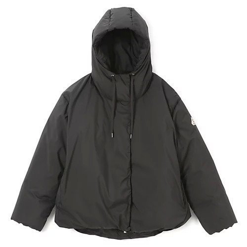 【ピレネックス/PYRENEX】のCOMBE(コンブ) フード付きダウンジャケット インテリア・キッズ・メンズ・レディースファッション・服の通販 founy(ファニー) 　ファッション　Fashion　レディースファッション　Ladies' Fashion Online　アウター　Coat Outerwear　ジャケット　Jackets　シンプル　Simple　ジャケット　Jacket　スタンド　Stand　スマート　Smart　ダウン　Down　ドローコード　Draw Cord　フィット　Fit　フロント　Front　リラックス　Relax　冬　Winter　BLACK|ID: prp329100004593224 ipo3291000000032612987