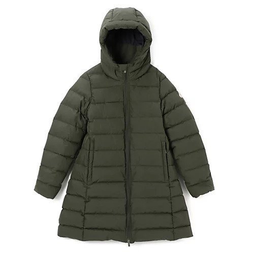 【ピレネックス/PYRENEX】のSERRES(セール)フード付きロングダウンジャケット インテリア・キッズ・メンズ・レディースファッション・服の通販 founy(ファニー) 　ファッション　Fashion　レディースファッション　Ladies' Fashion Online　アウター　Coat Outerwear　ジャケット　Jackets　シンプル　Simple　ダウン　Down　フェミニン　Feminine　フロント　Front　ロング　Long　エレガント 上品　Elegant　防寒　Cold Protection　DEEP KHAKI|ID: prp329100004593225 ipo3291000000032612996