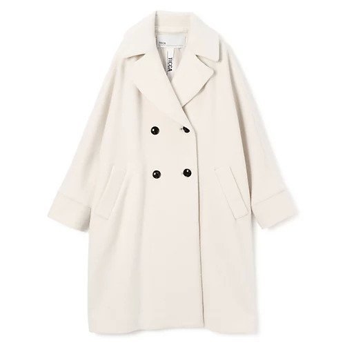 【ティッカ/TICCA】のテントコート インテリア・キッズ・メンズ・レディースファッション・服の通販 founy(ファニー) 　ファッション　Fashion　レディースファッション　Ladies' Fashion Online　アウター　Coat Outerwear　コート　Coats　カフス　Cuffs　グラデーション　Gradation　定番　Standard　off white|ID: prp329100004593228 ipo3291000000032613009