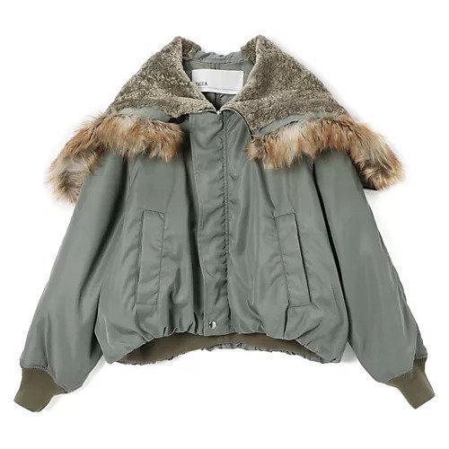 【ティッカ/TICCA】のショートN2Bジャケット インテリア・キッズ・メンズ・レディースファッション・服の通販 founy(ファニー) 　ファッション　Fashion　レディースファッション　Ladies' Fashion Online　アウター　Coat Outerwear　ジャケット　Jackets　エレガント 上品　Elegant　軽量　Lightweight　ショート　Short　ジャケット　Jacket　人気　Popularity　バランス　Balance　フェイクファー　Faux Fur　ミリタリー　Military　ラグジュアリー　Luxury　おすすめ　Recommend　khaki|ID: prp329100004593230 ipo3291000000032613019