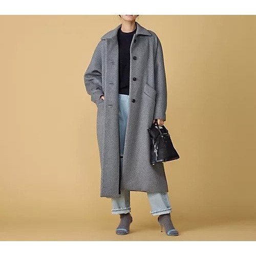 【チノ/CINOH】のBEAVER CLOTH LONG COAT 人気、トレンドファッション・服の通販 founy(ファニー) 　ファッション　Fashion　レディースファッション　Ladies' Fashion Online　アウター　Coat Outerwear　コート　Coats　バランス　Balance　パターン　Pattern　リュクス　Luxe　リラックス　Relax　other-2|ID: prp329100004593232 ipo3291000000032613028