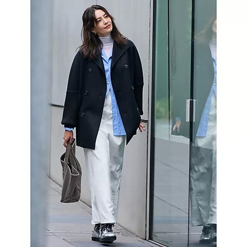 【エムティーモデリスト/mtmodelist】のウールメルトンコート 人気、トレンドファッション・服の通販 founy(ファニー) ファッション Fashion レディースファッション Fashion for Women アウター Coat / Outerwear Collection コート・ロングコート・ピーコート Long Coats, Peacoats & More ベビー Baby, Babywear メルトン Melton, Heavy Wool other-2|ID: prp329100004593234 ipo3291000000034628915