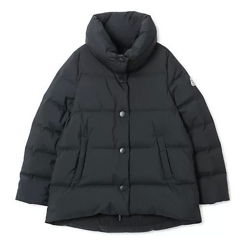 【ピレネックス/PYRENEX】のELAURA 2(エローラ)ダウンジャケット インテリア・キッズ・メンズ・レディースファッション・服の通販 founy(ファニー) 　ファッション　Fashion　レディースファッション　Fashion for Women　アウター　Coat / Outerwear Collection　レディースジャケット・軽アウター　Jackets　ジャケット　Jacket, Outerwear　ダウン　Down, Puffer　ドット　Polka Dot, Dot Pattern　ドロップ　Drop Shoulder, Dropped Style　フロント　Front, Front Design　マフラー　Scarf, Muffler　ミドル　Middle Length, Mid Height　ラウンド　Round, Round Neck　リラックス　Relax, Relaxed Fit　BLACK|ID: prp329100004593239 ipo3291000000032613060