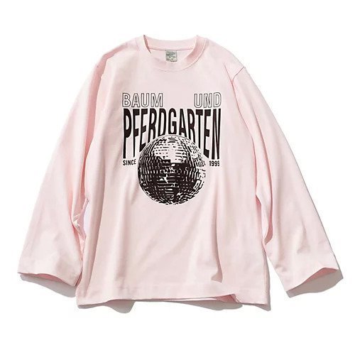 【バウムウンドヘルガーデン/BAUM UND PFERDGARTEN】のロゴTシャツ 人気、トレンドファッション・服の通販 founy(ファニー) 　ファッション　Fashion　レディースファッション　Fashion for Women　トップス・カットソー　Cut & Sew Tops　シャツ・ブラウス・オフィスカジュアル　Elegant Blouses & Button-Ups　ロングTシャツ・Tシャツ　Longline T-Shirts & Tees　インナー　Innerwear　カーディガン　Cardigan, Knitwear　コレクション　Collection, Seasonal Line　シンプル　Simple, Minimal　ジャケット　Jacket, Outerwear　スタイリッシュ　Stylish, Fashionable　デニム　Denim, Jeans Material　フロント　Front, Front Design　プリント　Print, Printed Pattern　リラックス　Relax, Relaxed Fit　洗える　Machine Washable　other-3|ID: prp329100004593577 ipo3291000000034616669