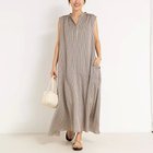 【ノーリーズ/NOLLEY'S】のウォッシャブルサテンストライプノースリシャツワンピース ベージュ系その他2|ID: prp329100004593608 ipo3291000000032618044
