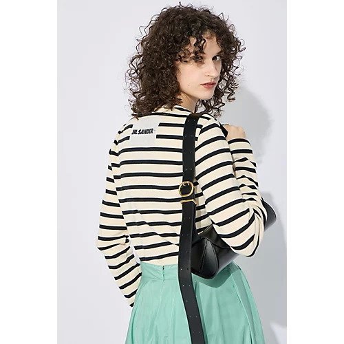 【ジルサンダープラス/JIL SANDER+】の【JIL SANDER+】LONG-SLEEVED TOP 人気、トレンドファッション・服の通販 founy(ファニー) 　ファッション　Fashion　レディースファッション　Ladies' Fashion Online　トップス・カットソー　Tops/Tshirt　2024年　2024　2024-2025秋冬・A/W　Aw/Autumn/Winter/Fw/Fall/2024-2025　シンプル　Simple　パッチ　Patch　ボーダー　Border　洗える　Washable　other-2|ID: prp329100004594113 ipo3291000000032630044