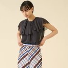 【マルティニーク/martinique】のシフォンジョーゼットブラウス ブラック|ID: prp329100004594143 ipo3291000000032630391