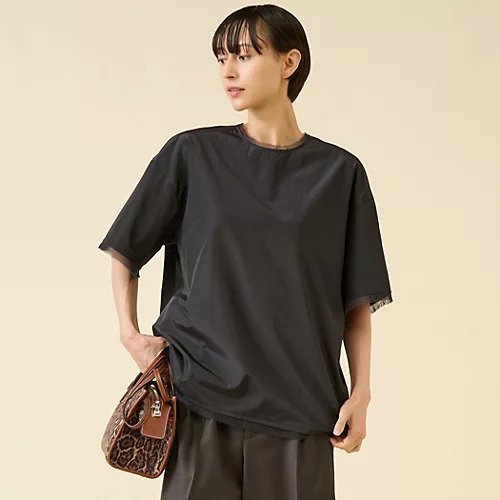 【マルティニーク/martinique】のブライトローンTブラウス 人気、トレンドファッション・服の通販 founy(ファニー) 　ファッション　Fashion　レディースファッション　Fashion for Women　トップス・カットソー　Cut & Sew Tops　シャツ・ブラウス・オフィスカジュアル　Elegant Blouses & Button-Ups　おすすめ　Recommended / Our Picks　オーガンジー　Organza Fabric　シルク　Silk, 100% Silk　シンプル　Simple, Minimal　フリンジ　Fringe, Tassel　ロング　Long, Long-Length　 other-1|ID: prp329100004594145 ipo3291000000032630403