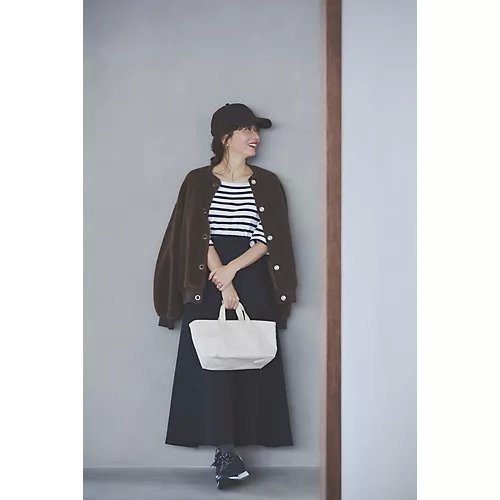 【トゥエルブクローゼット/12closet】の【コラボ】【洗える】スクエア2WAYボーダー6分袖T 人気、トレンドファッション・服の通販 founy(ファニー) 　ファッション　Fashion　レディースファッション　Ladies' Fashion Online　トップス・カットソー　Tops/Tshirt　インナー　Inner　カットソー　Cut And Sew　カーディガン　Cardigan　コラボ　Collaboration　スクエア　Square　ボーダー　Border　リラックス　Relax　今季　This Season　冬　Winter　洗える　Washable　other-2|ID: prp329100004594156 ipo3291000000032630510