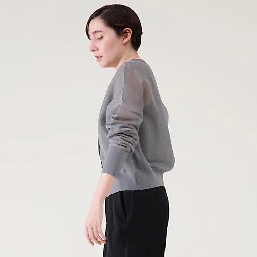 【マルティニーク/martinique】のシアーカーディガン 人気、トレンドファッション・服の通販 founy(ファニー) 　ファッション　Fashion　レディースファッション　Ladies' Fashion Online　トップス・カットソー　Tops/Tshirt　カーディガン　Cardigans　おすすめ　Recommend　ミラノリブ　Milan Ribs　other-2|ID: prp329100004594233 ipo3291000000032631586