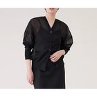 【マルティニーク/martinique】のシアーカーディガン ブラック|ID: prp329100004594233 ipo3291000000035436422