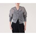 【マルティニーク/martinique】のシアーカーディガン シルバー|ID: prp329100004594233 ipo3291000000035436423