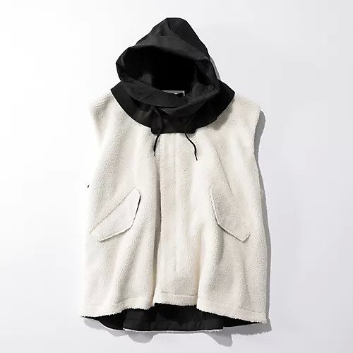 【ヴァシュモン/VACHEMENT】のボア リサイクルシェルタフタベスト 人気、トレンドファッション・服の通販 founy(ファニー) 　ファッション　Fashion　レディースファッション　Ladies' Fashion Online　アウター　Coat Outerwear　トップス・カットソー　Tops/Tshirt　ベスト/ジレ　Gilets/Vests　コンビ　Combination　タフタ　Taffeta　ベスト　Vest　モッズコート　Mod Coat　other-2|ID: prp329100004594239 ipo3291000000032631941