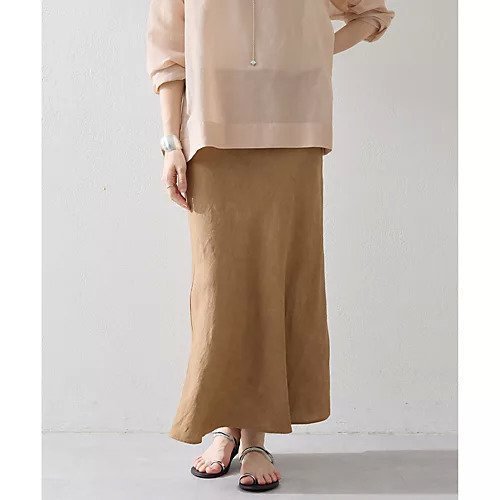 【ウィムガゼット/Whim Gazette】のツイル顔料染めスカート インテリア・キッズ・メンズ・レディースファッション・服の通販 founy(ファニー) 　ファッション　Fashion　レディースファッション　Ladies' Fashion Online　スカート　Skirt　2025年　2025　2025春夏・S/S　Ss,Spring/Summer,2025　おすすめ　Recommend　エレガント 上品　Elegant　セットアップ　Set Up　ツイル　Twill　デニム　Denim　バイアス　Bias　フレア　Flare　ロング　Long　キャメル|ID: prp329100004594244 ipo3291000000032632133