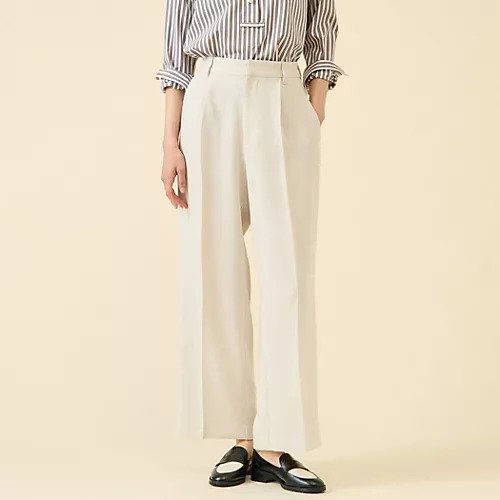 【マルティニーク/martinique】の2タックパンツ(セットアップ可) インテリア・キッズ・メンズ・レディースファッション・服の通販 founy(ファニー) 　ファッション　Fashion　レディースファッション　Fashion for Women　セットアップ　Matching Sets　レディースパンツ・ボトムス　Pants & Trousers / Bottoms　おすすめ　Recommended / Our Picks　ジョーゼット　Georgette, Semi-Sheer Fabric　スラックス　Slacks, Dress Pants　セットアップ　Set-Up, Coordinated Outfit　フロント　Front, Front Design　ベスト　Vest, Waistcoat　リラックス　Relax, Relaxed Fit　オフ|ID: prp329100004594248 ipo3291000000032632477