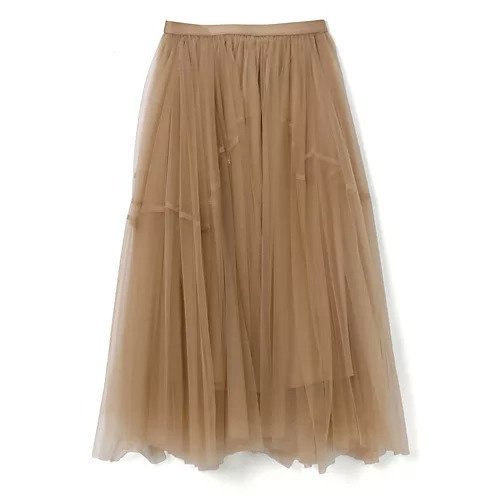 【チカ キサダ/CHIKA KISADA】のボリュームチュールスカート インテリア・キッズ・メンズ・レディースファッション・服の通販 founy(ファニー) https://founy.com/ ファッション Fashion レディースファッション Fashion for Women スカート Skirts 2025年 2025 2025-2026秋冬・A/W Autumn/Winter 2025–26 AW25–26 ギャザー Gathered, Ruffled クラシカル Classical, Vintage-Inspired スリット Slit, Slit Detail チュール Tulip, Tulip Motif ロング Long, Long-Length 今季 This Season, Current Season 洗える Machine Washable |ID: prp329100004594280 ipo3291000000032716250