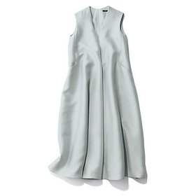 【エムフィル/M Fil】 アシンメトリーフレアワンピース人気、トレンドファッション・服の通販 founy(ファニー) ファッション Fashion レディースファッション Fashion for Women ワンピース Dresses インナー Innerwear エレガント 上品 Elegant キャミソール Camisole, Spaghetti Strap Top ダブル Double, Double-Breasted ポケット Pocket, Pocket Detail |ID:prp329100004594296