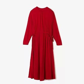 【ルームエイトブラック/Room no 8 BLACK】のウールジャージーギャザードレス 人気、トレンドファッション・服の通販 founy(ファニー) ファッション Fashion レディースファッション Ladies' Fashion Online ワンピース Dress ドレス Party Dresses エレガント 上品 Elegant カットソー Cut And Sew ドローコード Draw Cord |ID:prp329100004594297