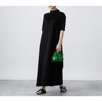 【スローン/SLOANE】のスーピマポンチ バックリボンワンピース 人気、トレンドファッション・服の通販 founy(ファニー) ファッション Fashion レディースファッション Ladies' Fashion Online ワンピース Dress カットソー Cut And Sew ストレッチ Stretch ドレープ Drape モダン Modern モックネック Mock Neck リボン Ribbon ロング Long エレガント 上品 Elegant |ID:prp329100004594299