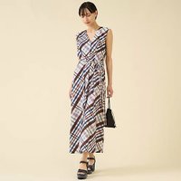 【マルティニーク/martinique】のcheckワンピース(セットアップ可) 人気、トレンドファッション・服の通販 founy(ファニー) ファッション Fashion レディースファッション Ladies' Fashion Online ワンピース Dress おすすめ Recommend シンプル Simple ジョーゼット Georgette セットアップ Set Up チェック Check ノースリーブ No Sleeve バイアス Bias フィット Fit |ID:prp329100004594302