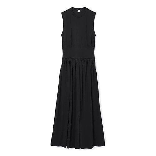 【トーテム/TOTEME】のSleeveless Cotton Tee Dress インテリア・キッズ・メンズ・レディースファッション・服の通販 founy(ファニー) https://founy.com/ ファッション Fashion レディースファッション Ladies' Fashion Online トップス・カットソー Tops/Tshirt ワンピース Dress ドレス Party Dresses 2025年 2025 2025-2026秋冬・A/W Aw/Autumn/Winter/Fw/Fall/2025-2026 シンプル Simple ドレス Dress ドレープ Drape ノースリーブ No Sleeve 洗える Washable |ID: prp329100004594303 ipo3291000000032634263